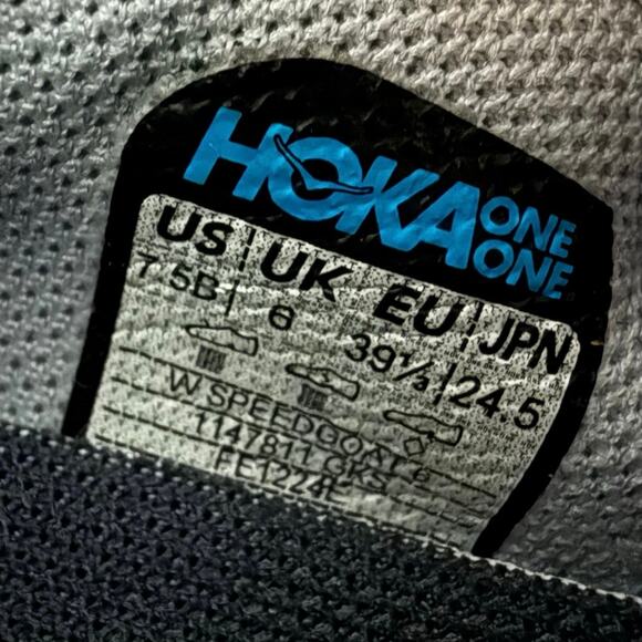 Hoka Speedgoat 6 running shoe sneakers women's 7.5 low top - Picture 5 of 12